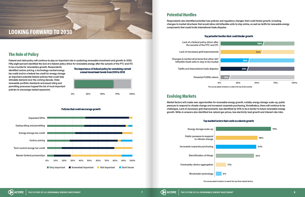 The Future of U.S. Renewable Energy Investment Survey