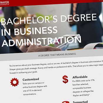 White & Partners: Strayer Mobile Refresh: Design