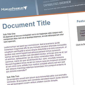 Morgan Franklin: HTML E-mail Templates