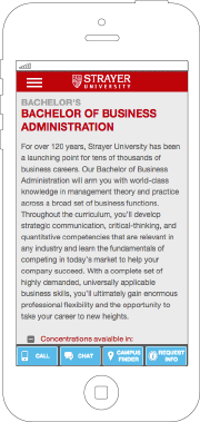 Strayer Mobile Refresh: UX