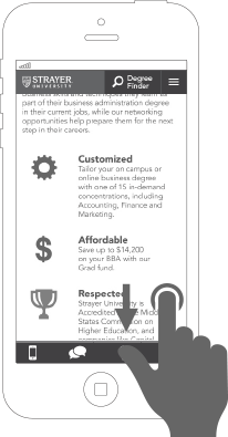 Strayer Mobile Refresh: UX