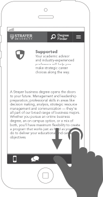 Strayer Mobile Refresh: UX