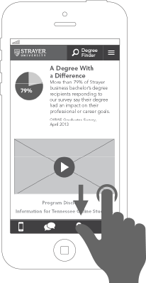 Strayer Mobile Refresh: UX